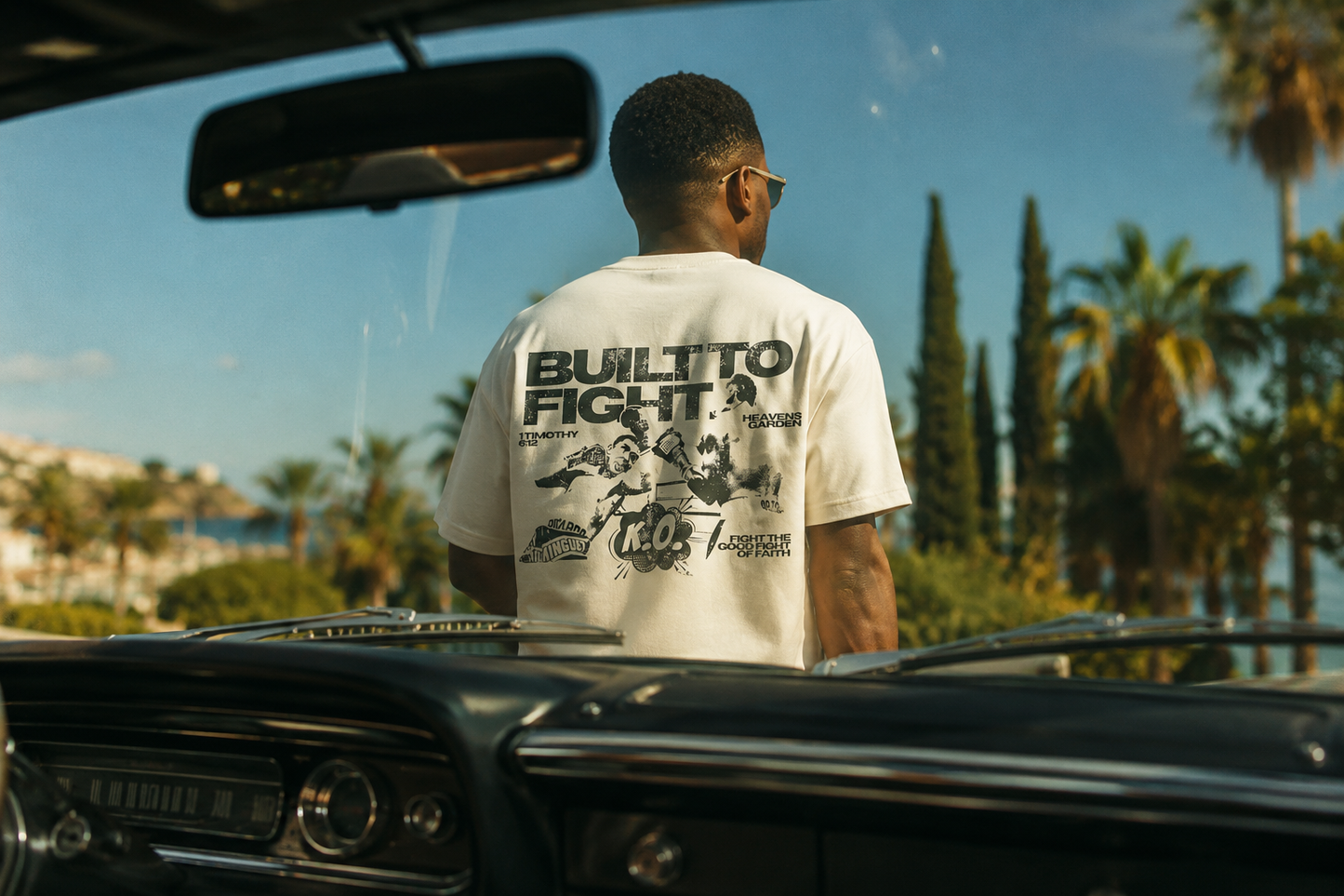 Built to Fight: Heavyweight Boxy Oversized T-Shirt