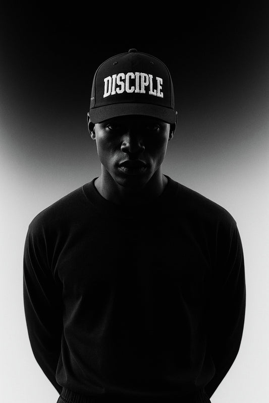 “DISCIPLE” 5-Panel Mid-Profile Baseball Cap – Matthew 28:19 Edition