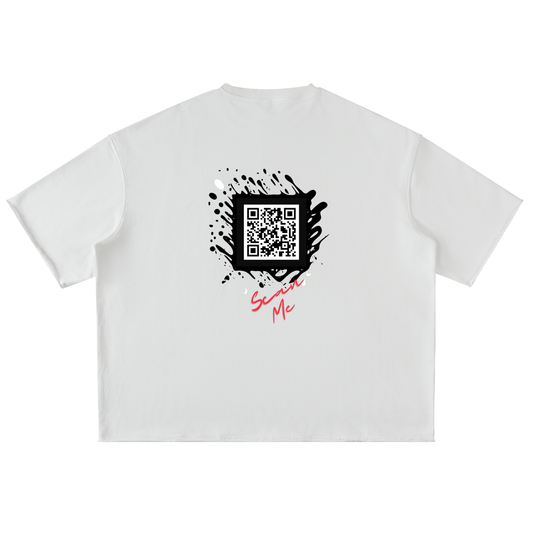 “JESUS Over All” Washed Rolled Hem Heavyweight Tee (White)