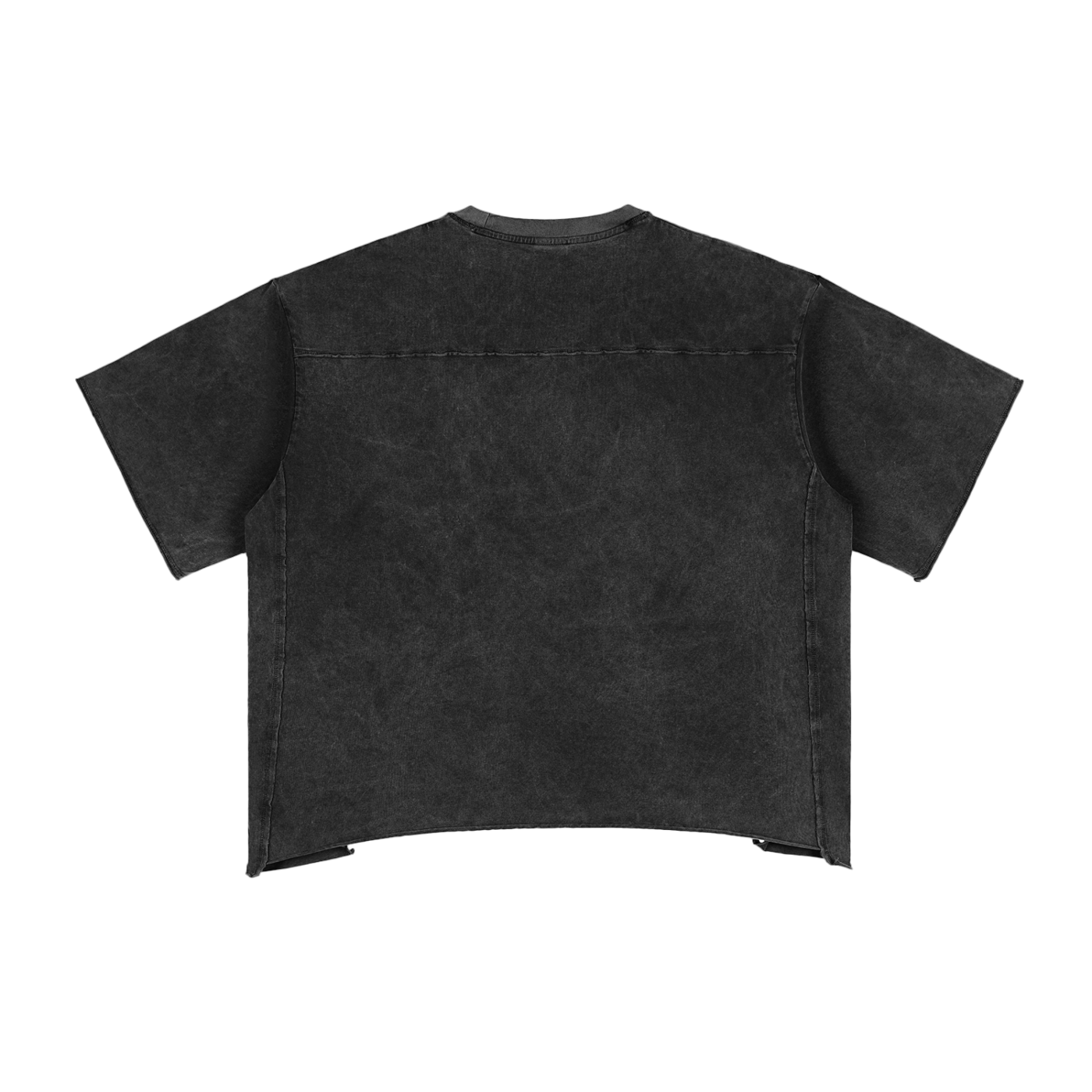 Heavens Garden Unisex Ezekiel 3:3 Raw Edge Snow Washed Boxy T-Shirt