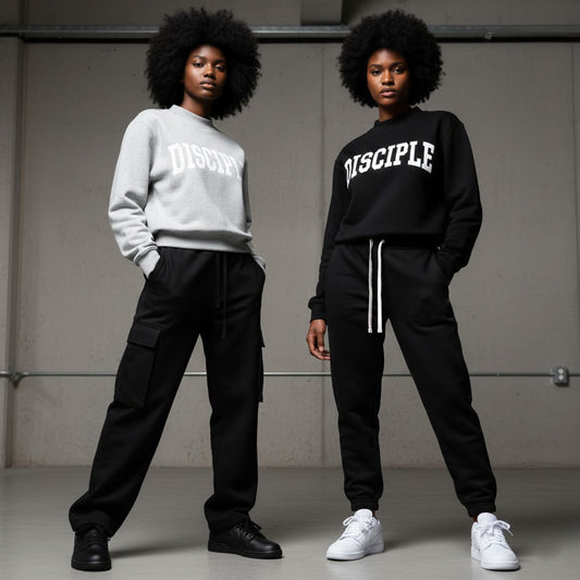 Women’s “Disciple” Fleece Mock-Neck Crew Sweatshirt