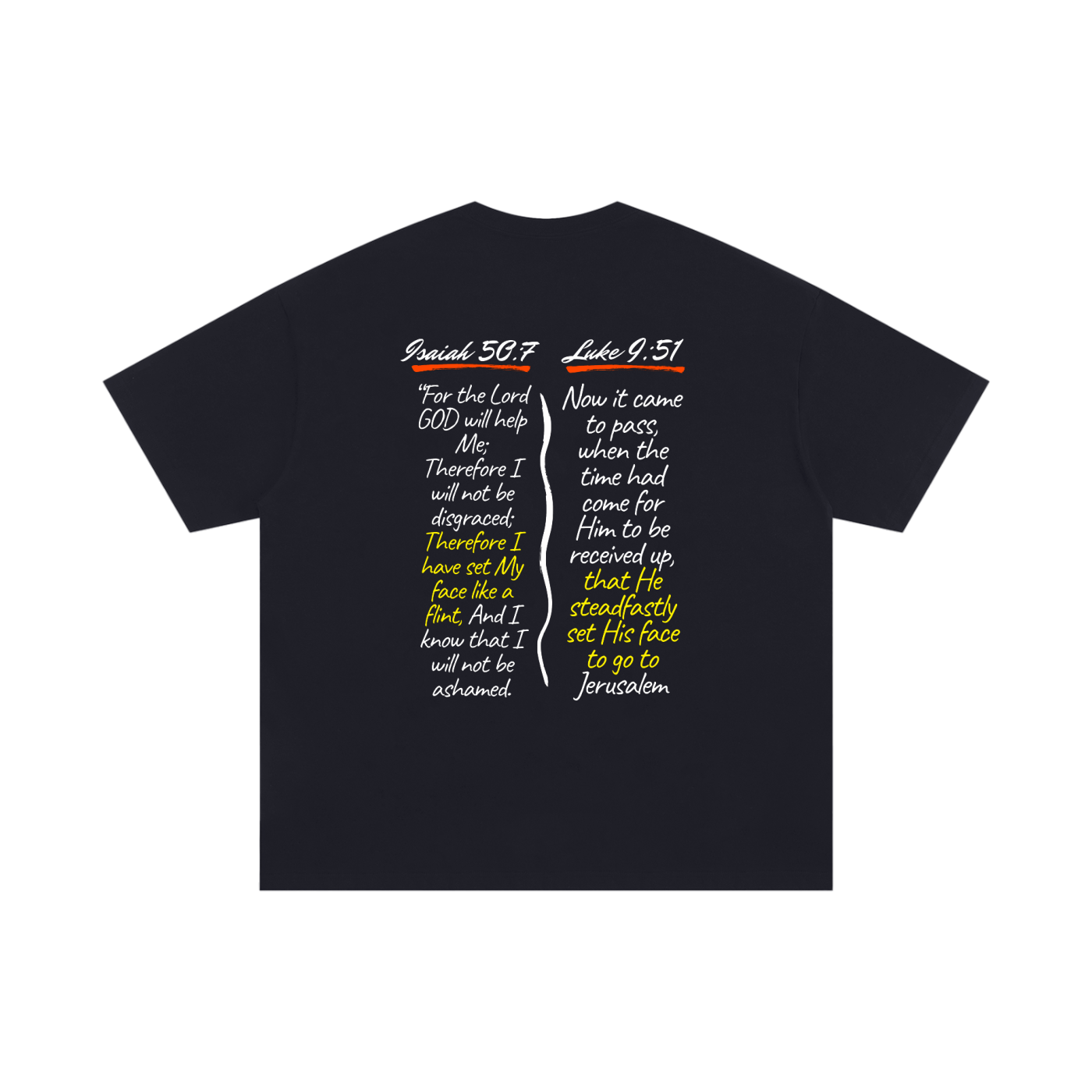 FACE LIKE FLINT – Unisex Oversized Cotton T-Shirt