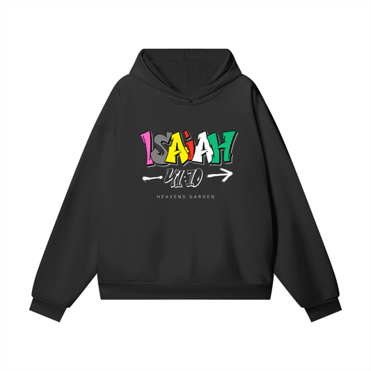 “Isaiah 41:10 ‘Do Not Be Afraid’ Heavyweight Hidden Pocket Fleece Hoodie – Graffiti Faith Edition”