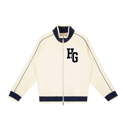 HG Disciple Color Block Zip Track Jacket (Mild Apricot)