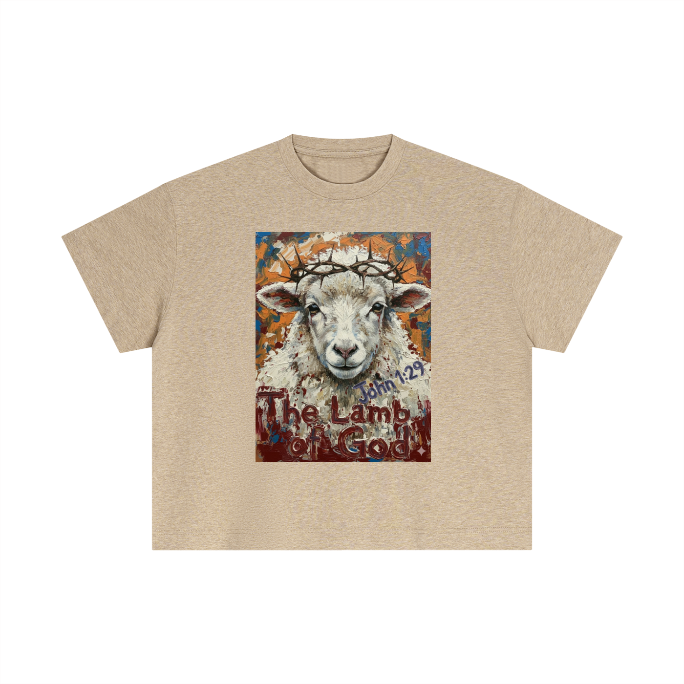 "The Lamb of God" Essential Boxy Graphic Tee