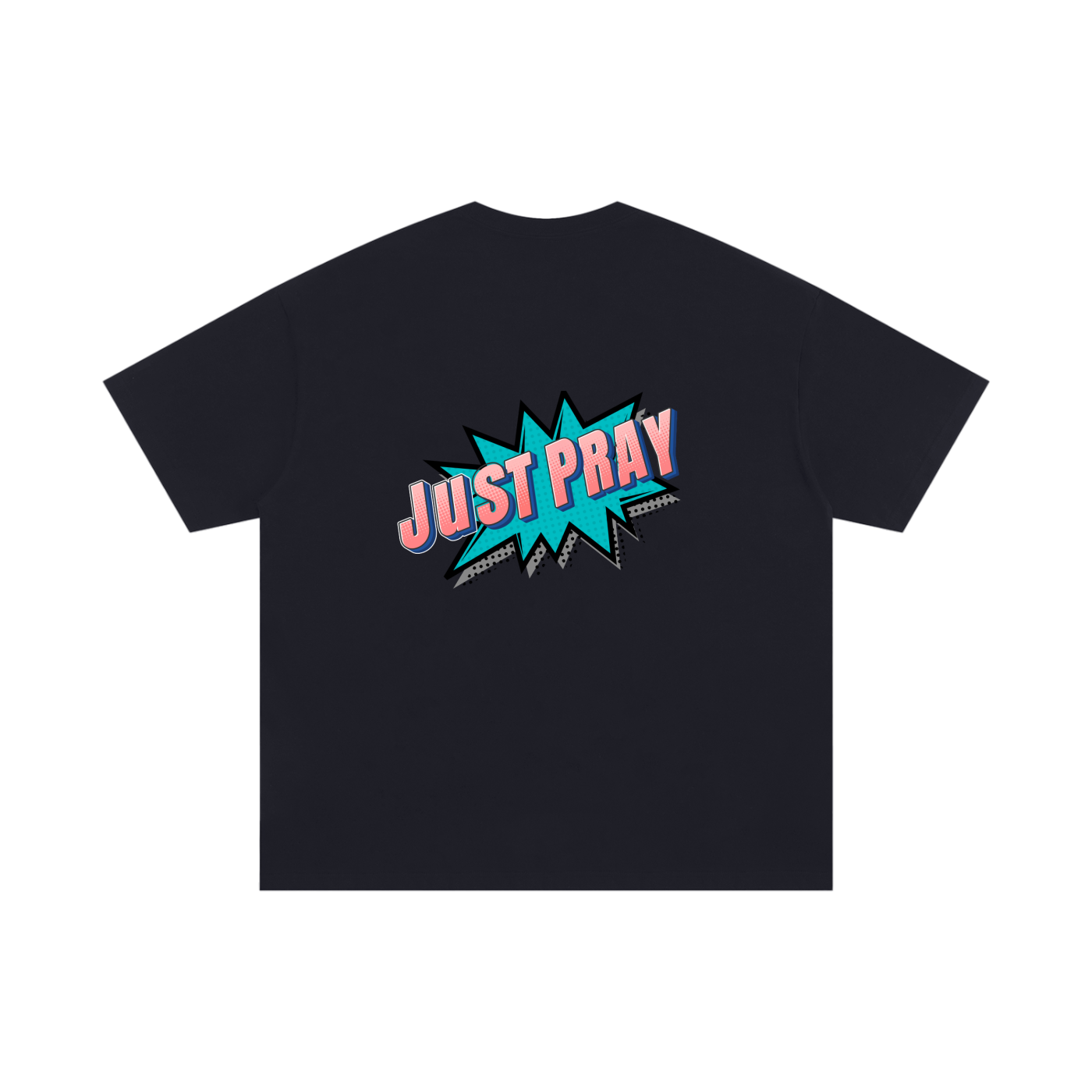 THE ONLY G.O.A.T. / JUST PRAY – Unisex Oversized Cotton T-Shirt