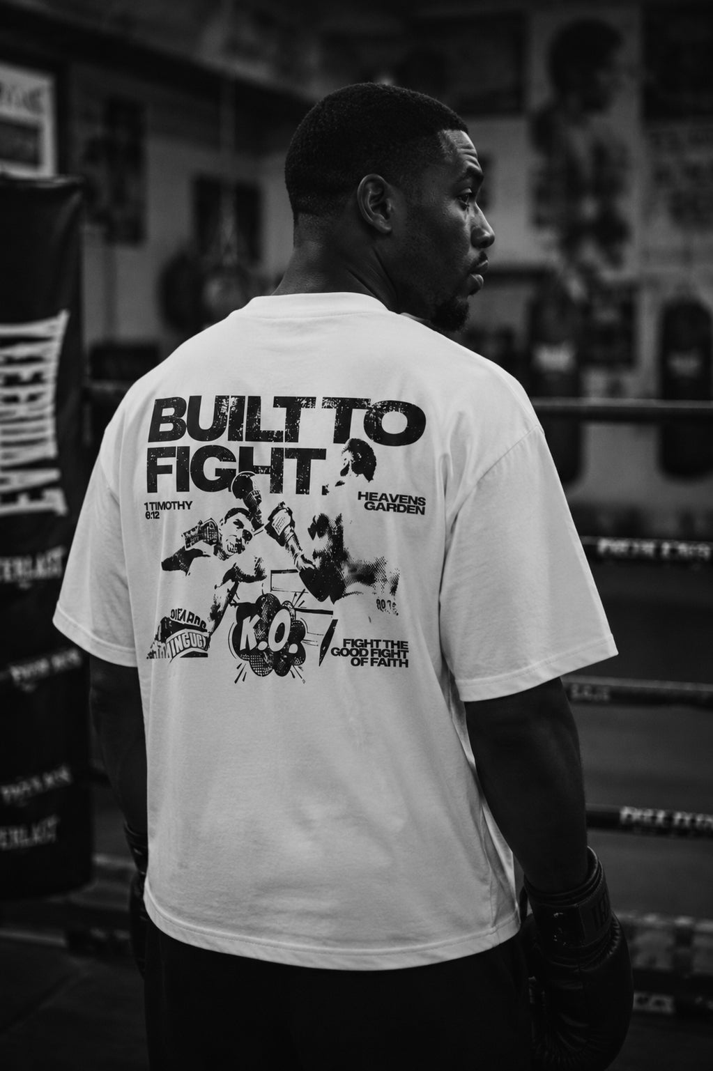Built to Fight: Heavyweight Boxy Oversized T-Shirt