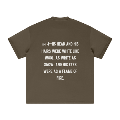 "Revelation 1:14" The Wool & Fire Heavyweight Earth Tone T-Shirt