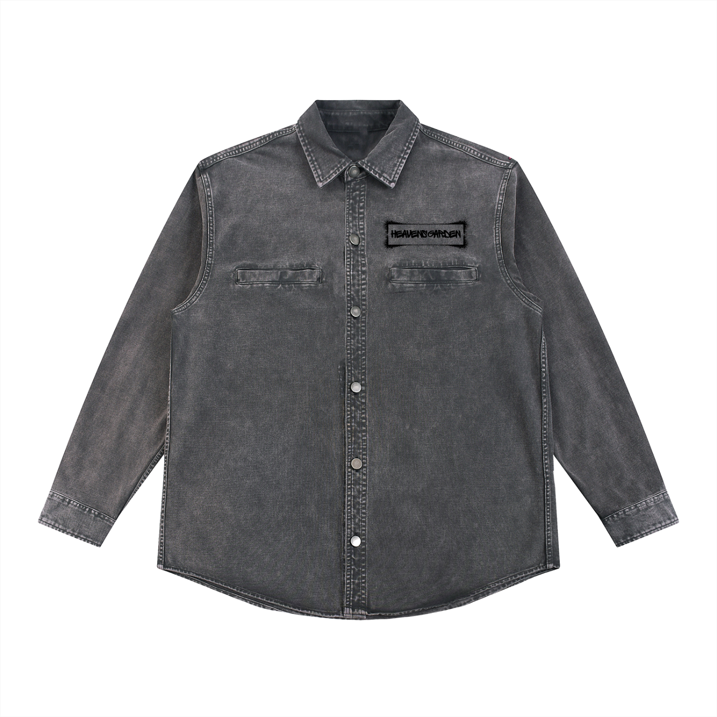 Heaven’s Garden “Washed in Grace” Vintage Denim Shirt