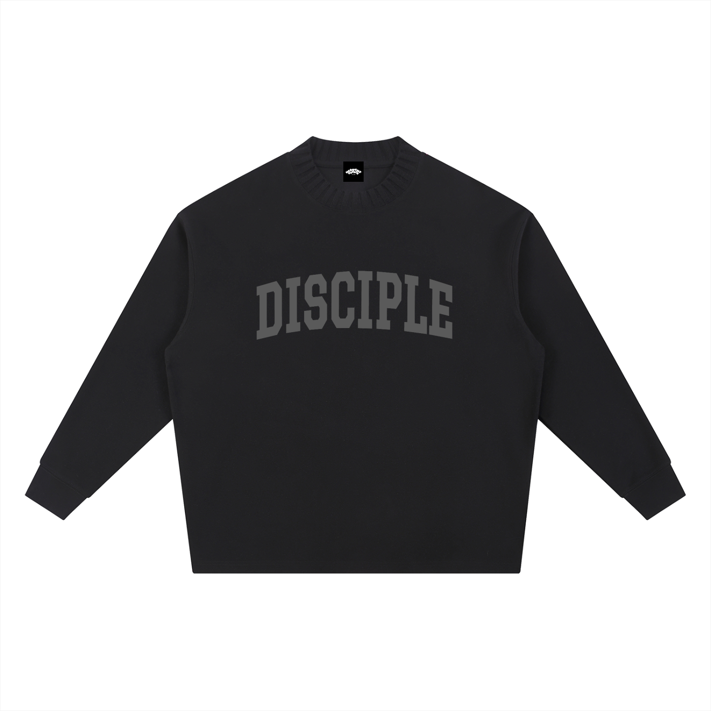 “Disciple” Monochrome Oversized Knit Crewneck (Special Edition)