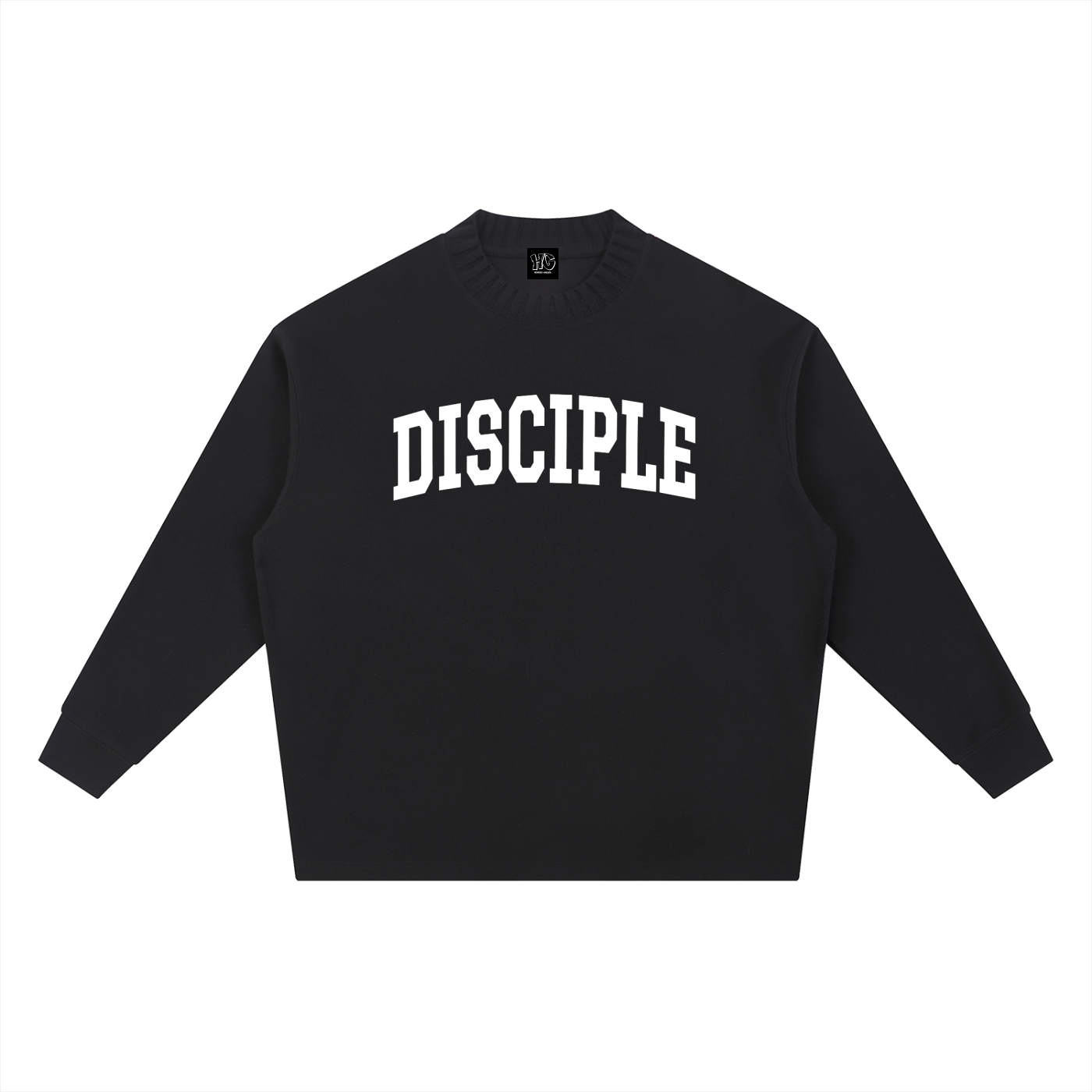 “Disciple” Oversized Knit Crewneck (Black or Apricot)– Heaven’s Garden Edition