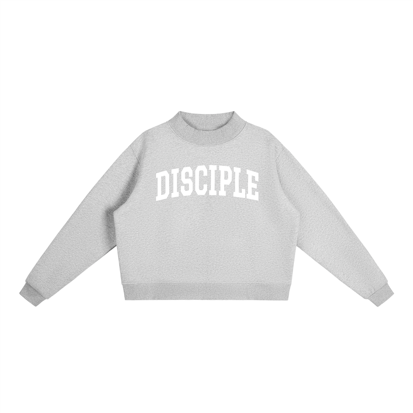 Women’s “Disciple” Fleece Mock-Neck Crew Sweatshirt