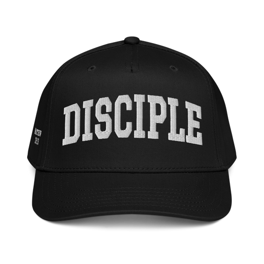 “DISCIPLE” 5-Panel Mid-Profile Baseball Cap – Matthew 28:19 Edition