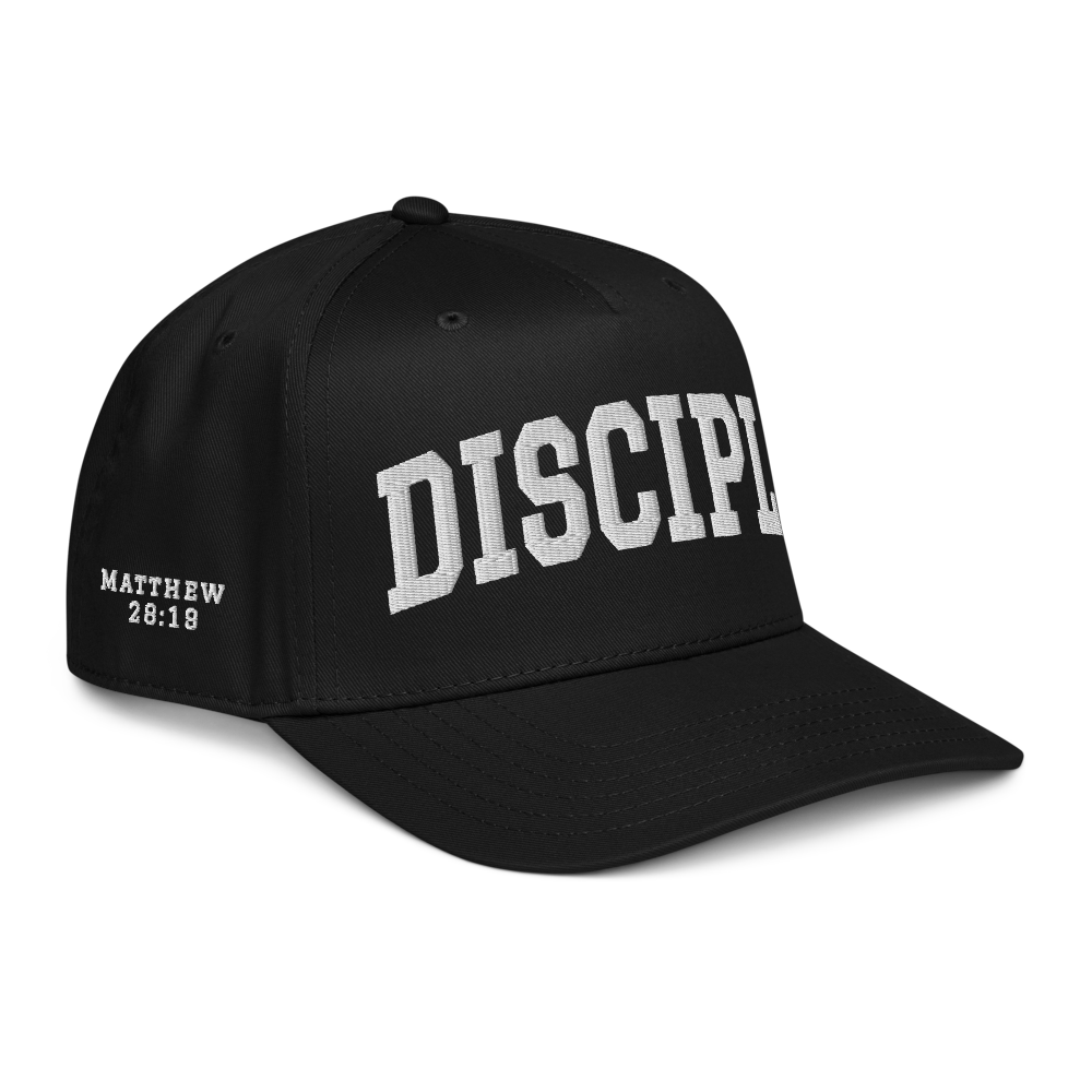 “DISCIPLE” 5-Panel Mid-Profile Baseball Cap – Matthew 28:19 Edition