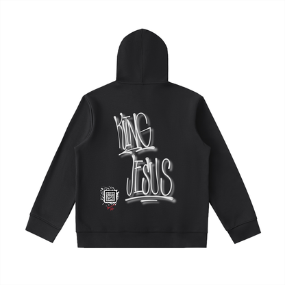 HG High Neck Zip-Up Hoodie – Heavyweight Statement Piece