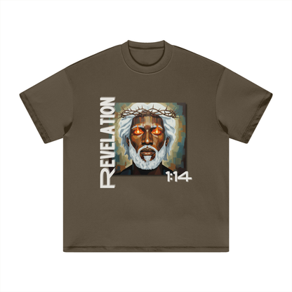 "Revelation 1:14" The Wool & Fire Heavyweight Earth Tone T-Shirt
