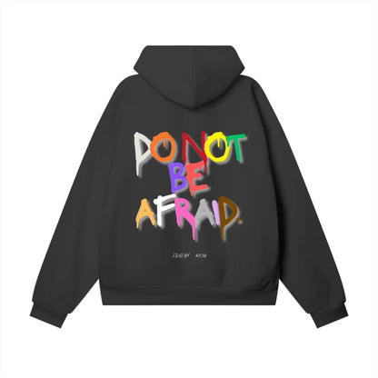 “Isaiah 41:10 ‘Do Not Be Afraid’ Heavyweight Hidden Pocket Fleece Hoodie – Graffiti Faith Edition”