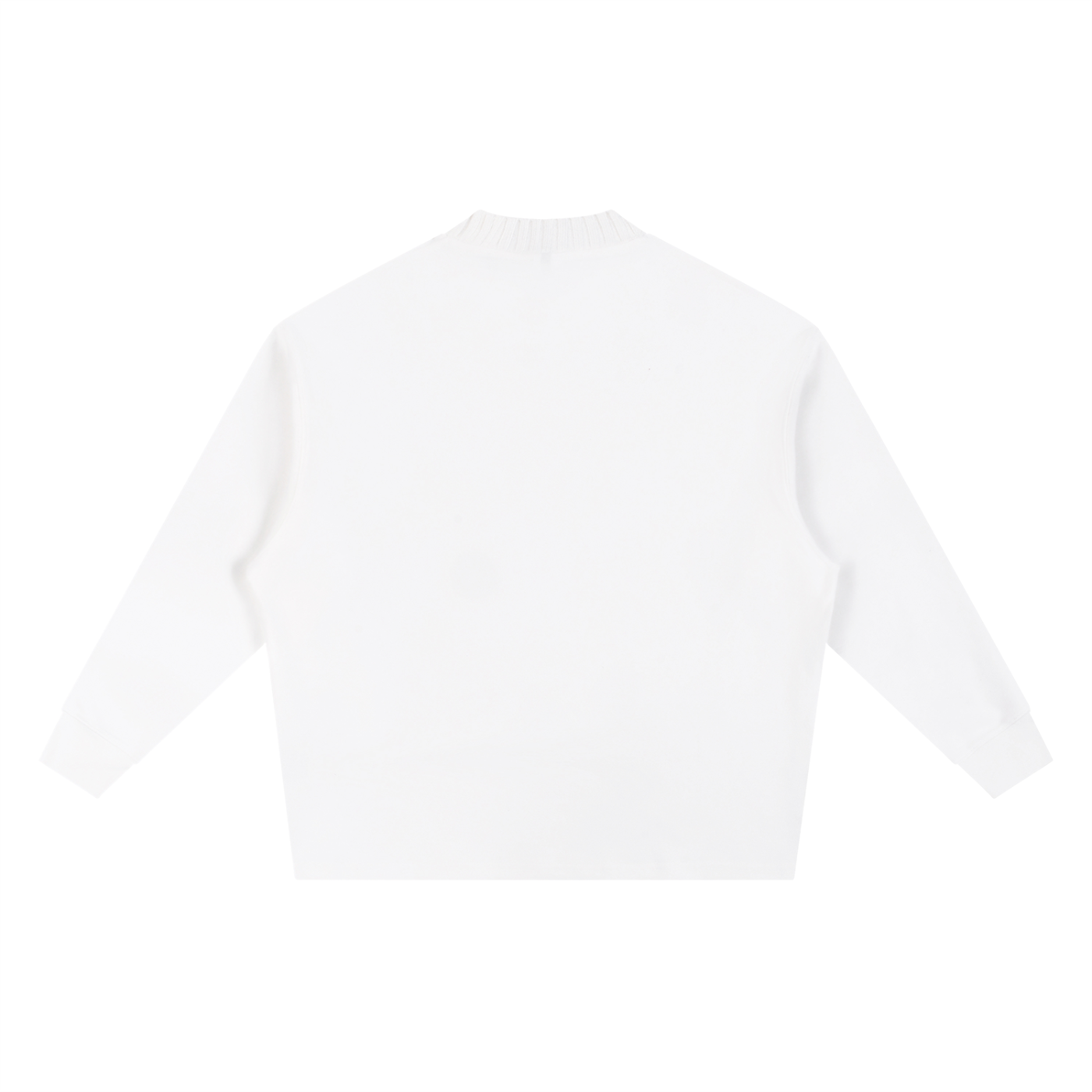 “Disciple” Oversized Knit Crewneck (White) – Heaven’s Garden Edition
