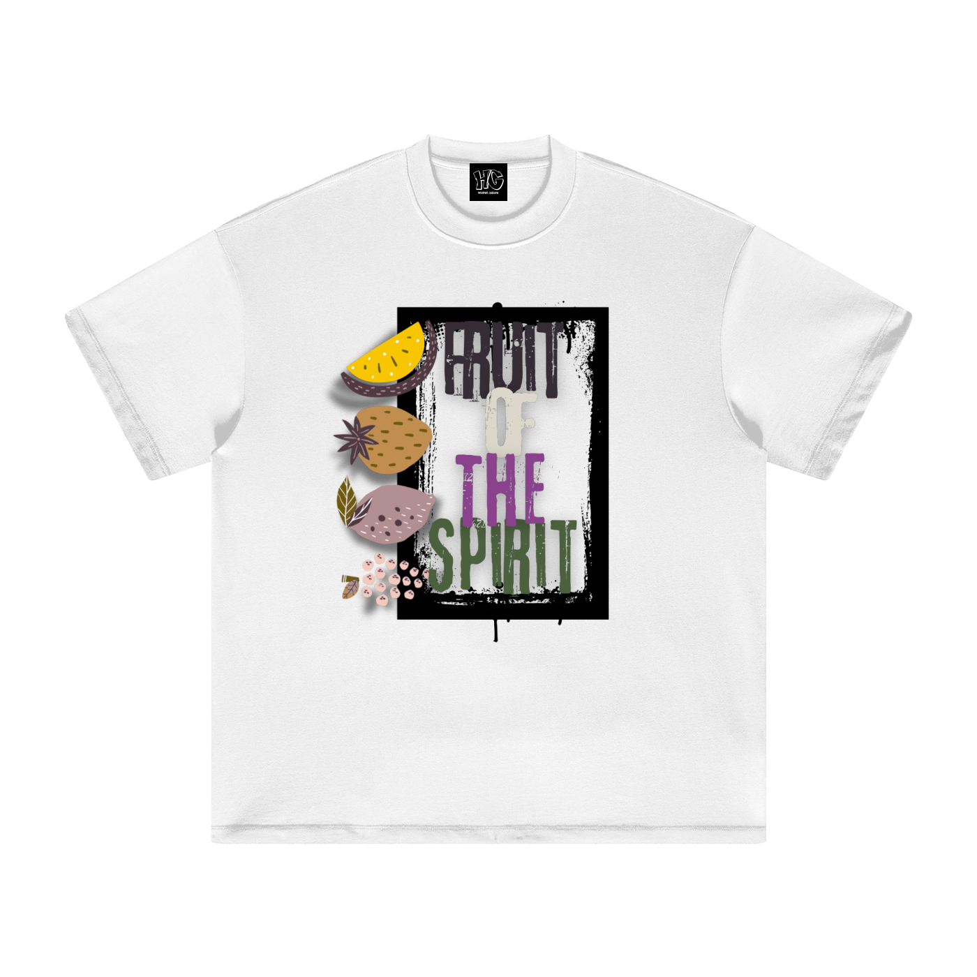 Heavens Garden “Fruit of the Spirit” Heavyweight Earth Tone T-Shirt – Galatians Inspired Edition