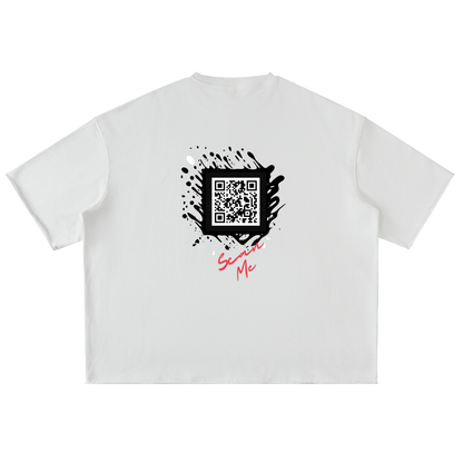 “JESUS Over All” Washed Rolled Hem Heavyweight Tee (White)