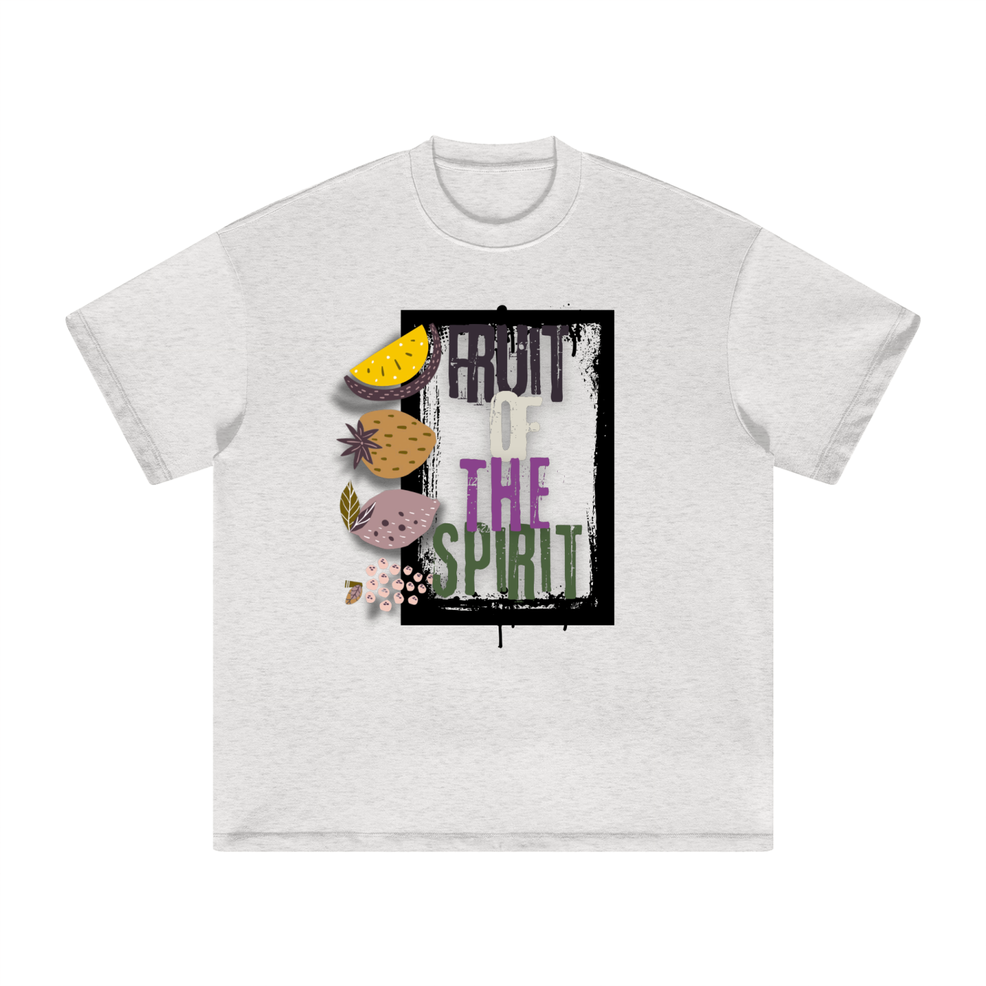 Heavens Garden “Fruit of the Spirit” Heavyweight Earth Tone T-Shirt – Galatians Inspired Edition