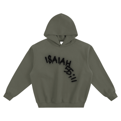 “Isaiah 55:11” Boxy Fleece Hoodie
