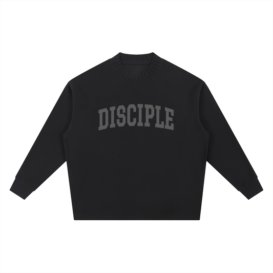 “Disciple” Monochrome Oversized Knit Crewneck (Special Edition)