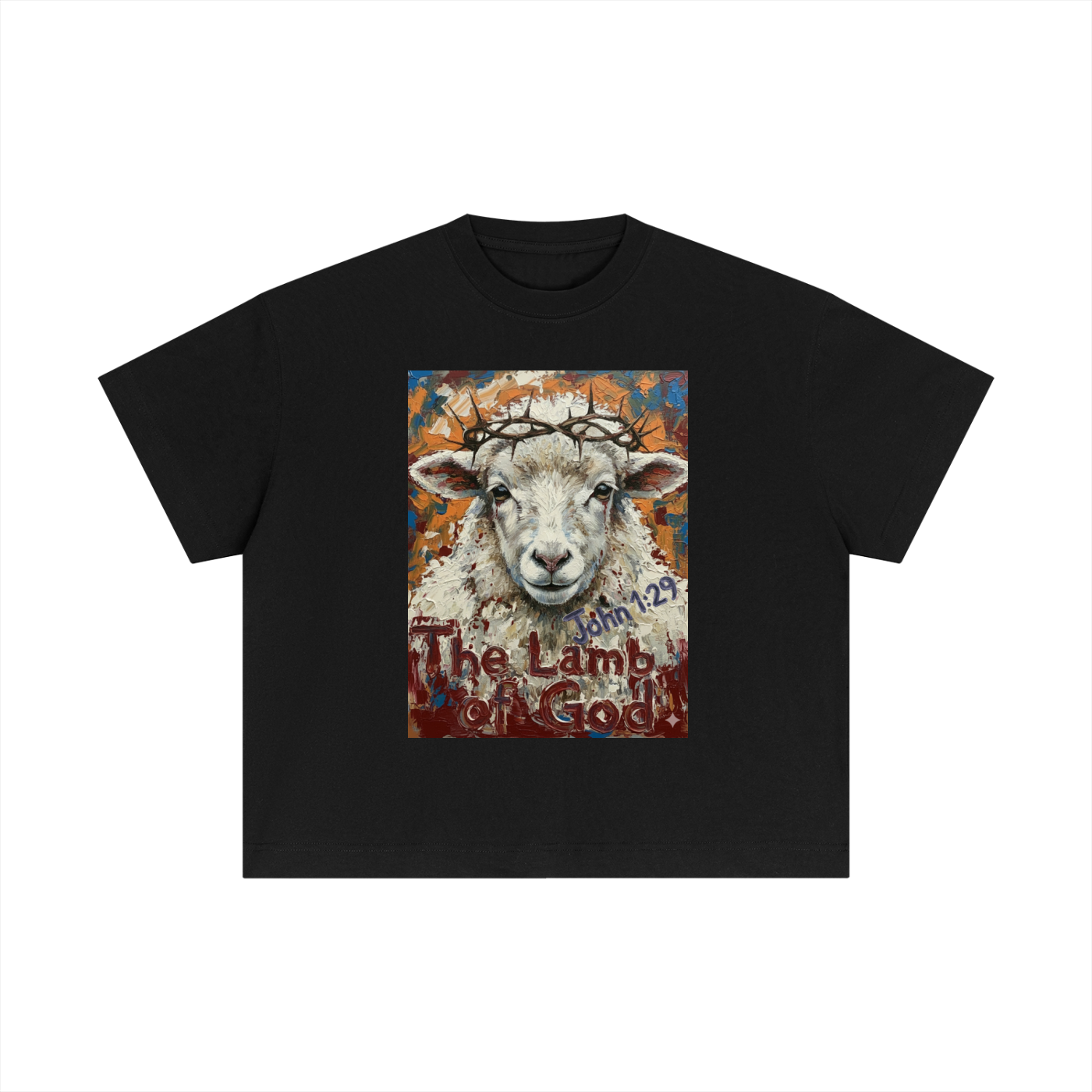 "The Lamb of God" Essential Boxy Graphic Tee