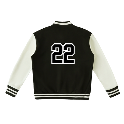 Heavens Garden Two-Tone Fleece Varsity Jacket – “22 Legacy” Edition