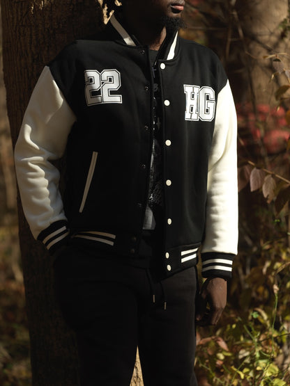 Heavens Garden Two-Tone Fleece Varsity Jacket – “22 Legacy” Edition