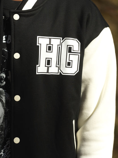 Heavens Garden Two-Tone Fleece Varsity Jacket – “22 Legacy” Edition