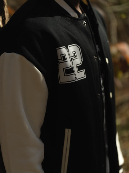 Heavens Garden Two-Tone Fleece Varsity Jacket – “22 Legacy” Edition