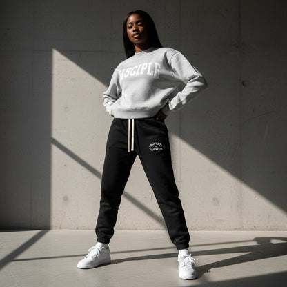 Women’s “Disciple” Fleece Mock-Neck Crew Sweatshirt