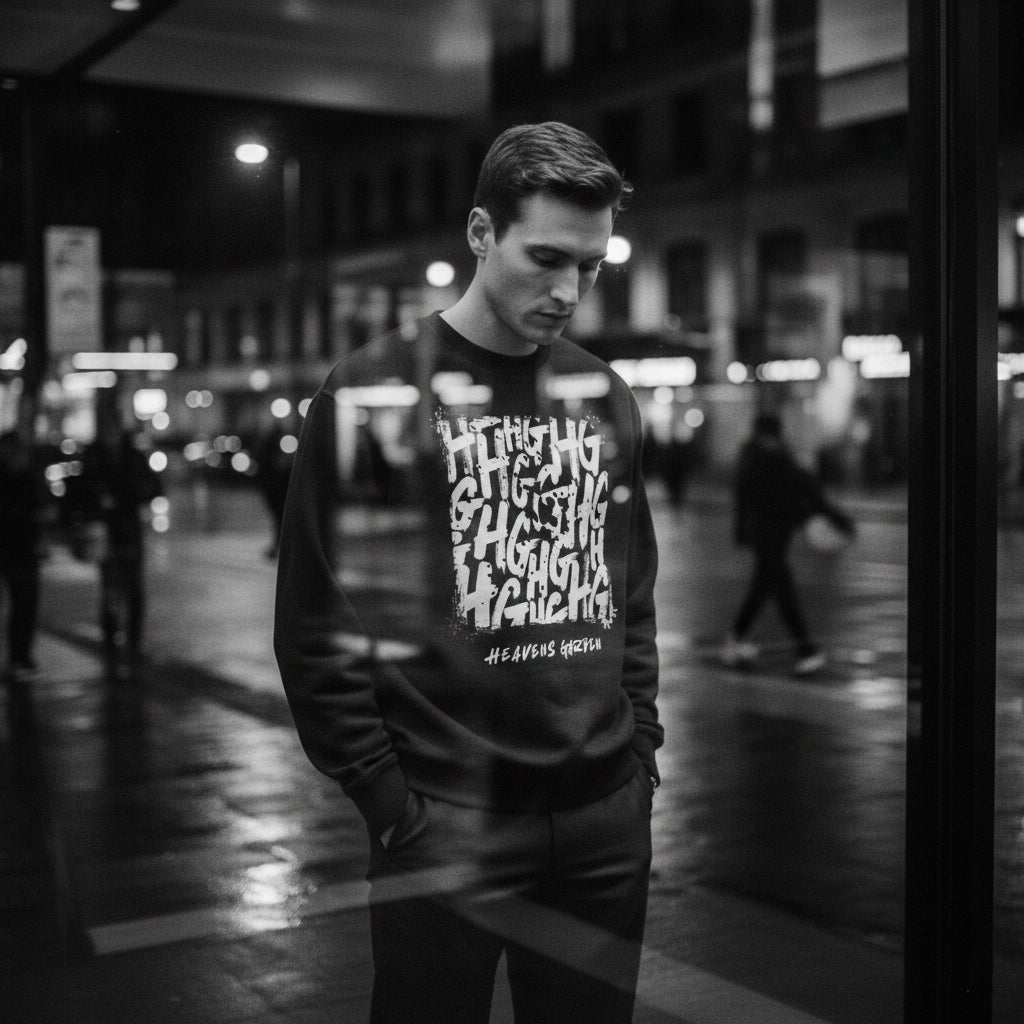 Heavens Garden "HG" Monogram Heavyweight Urban Sweatshirt