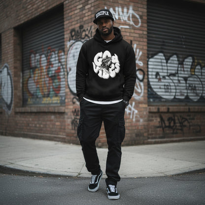 God Vibes Boxy Fleece Hoodie