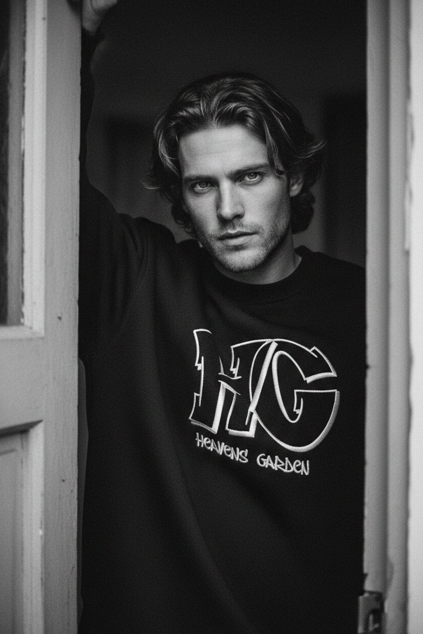 HG Core Logo – Heavyweight French Terry Embroidered Crewneck