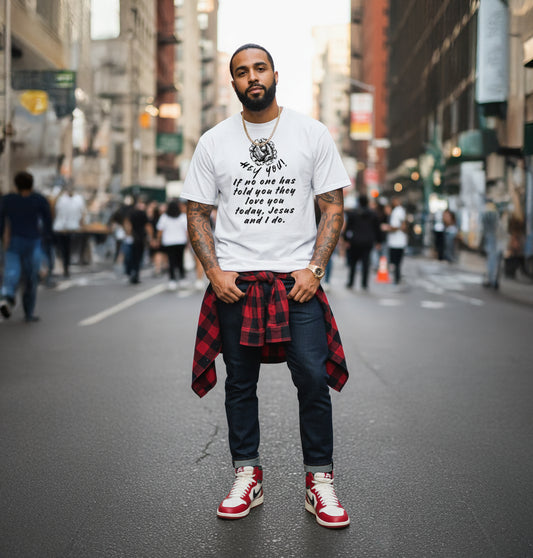 Heaven’s Garden “You are Loved.” Boxy T-shirt (White)