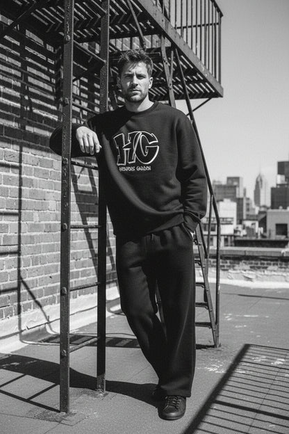 HG Core Logo – Heavyweight French Terry Embroidered Crewneck