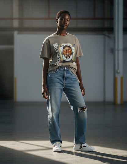 "Revelation 1:14" The Wool & Fire Heavyweight Earth Tone T-Shirt