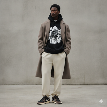 God Vibes Boxy Fleece Hoodie