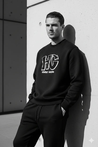 HG Core Logo – Heavyweight French Terry Embroidered Crewneck