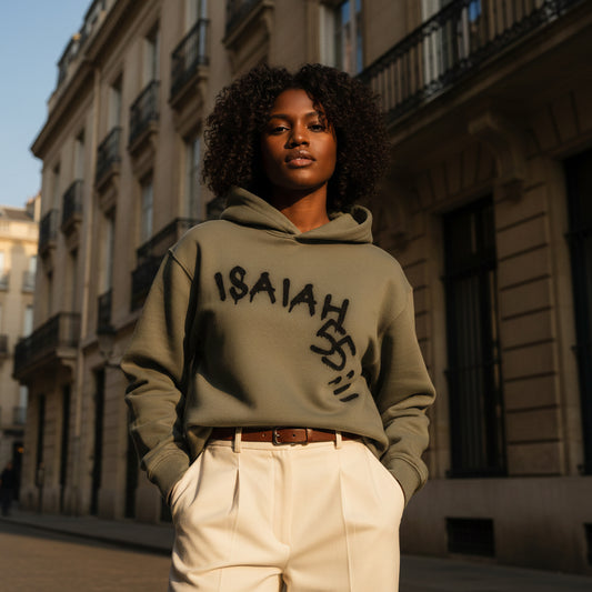 “Isaiah 55:11” Boxy Fleece Hoodie