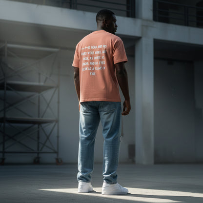 "Revelation 1:14" The Wool & Fire Heavyweight Earth Tone T-Shirt