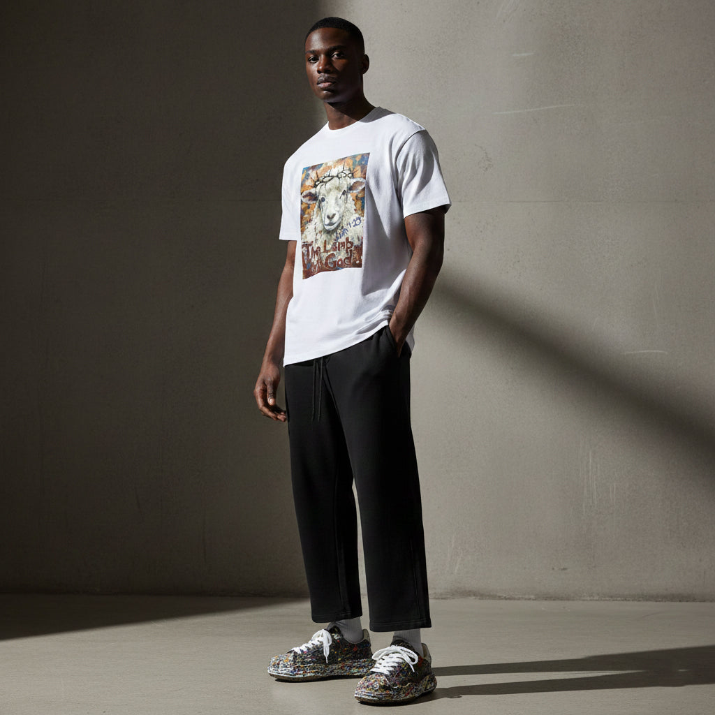 "The Lamb of God" Essential Boxy Graphic Tee