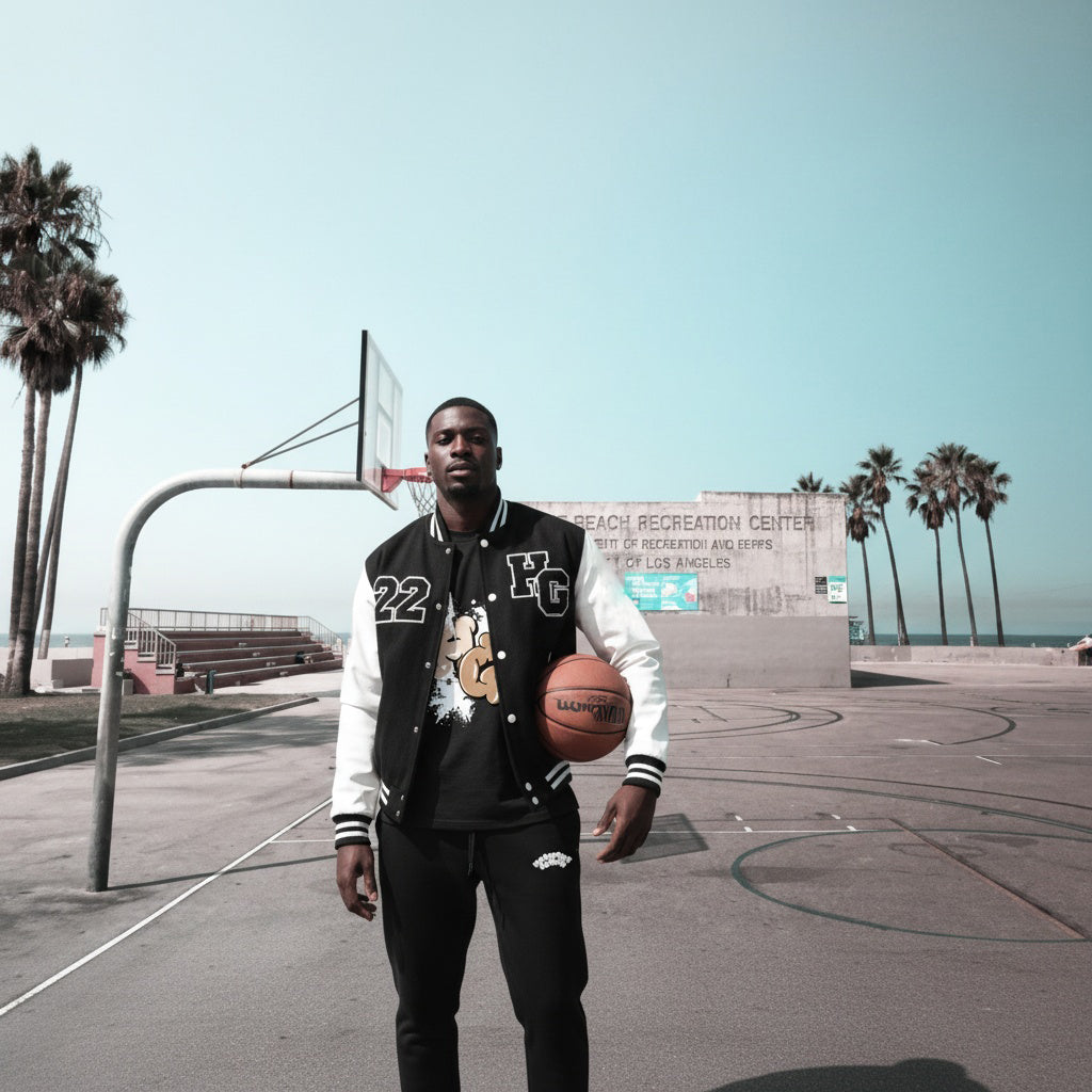 Heavens Garden Two-Tone Fleece Varsity Jacket – “22 Legacy” Edition