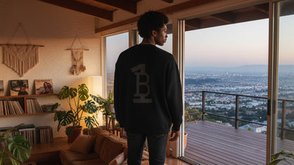 “Disciple” Monochrome Oversized Knit Crewneck (Special Edition)