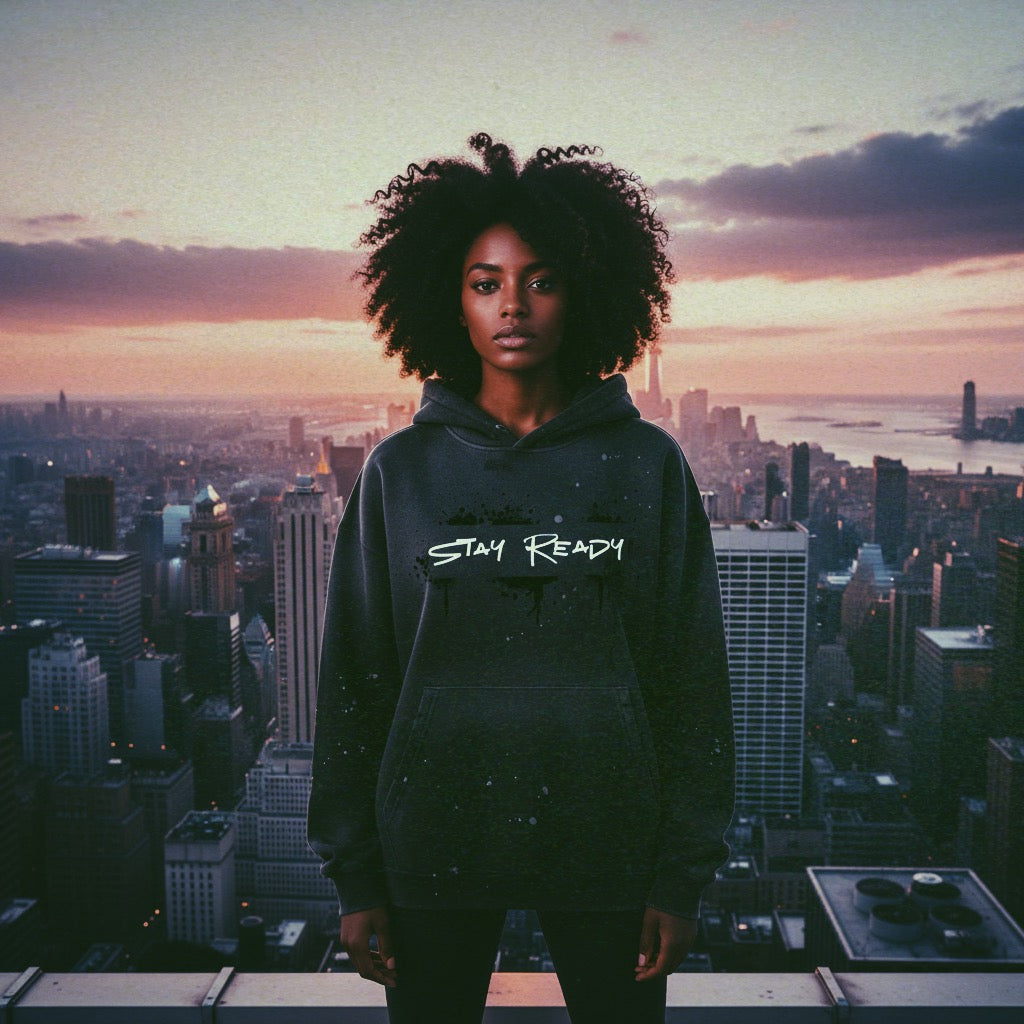 Heaven’s Garden “Stay Ready” Vintage Washed Fleece Hoodie – Matthew 24:36 Edition