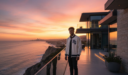 HG Disciple Color Block Zip Track Jacket (Mild Apricot)