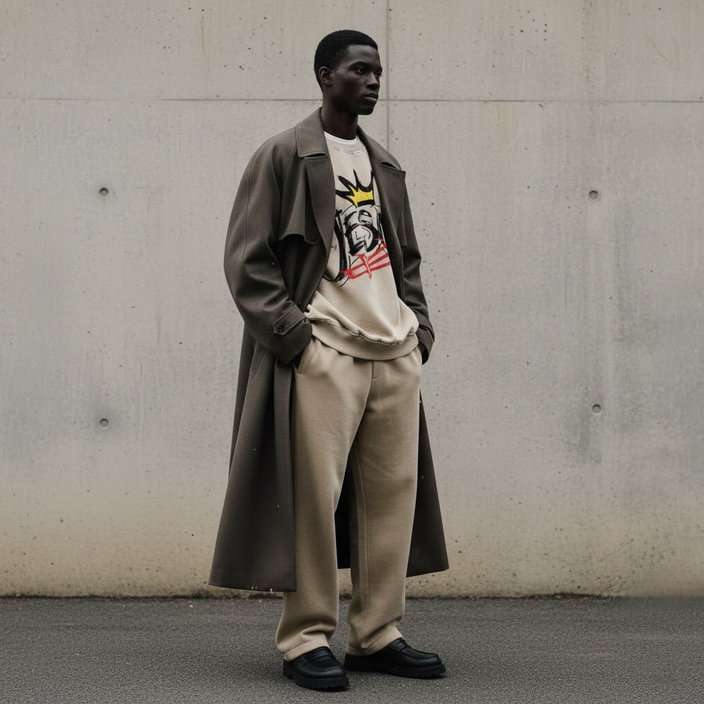 Crowned Savior Snow Washed Oversized Sweatshirt