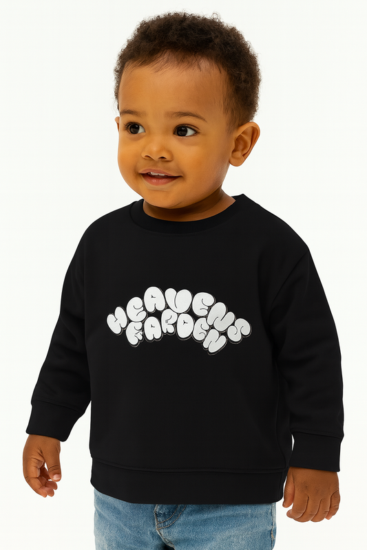 Heaven’s Garden Bubble Logo Toddler Sweatshirt – (T2–T7)